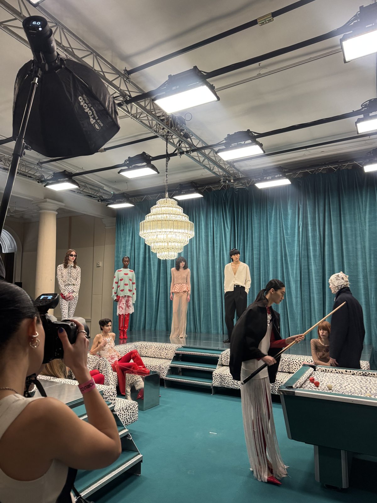 Sandro press-day showroom